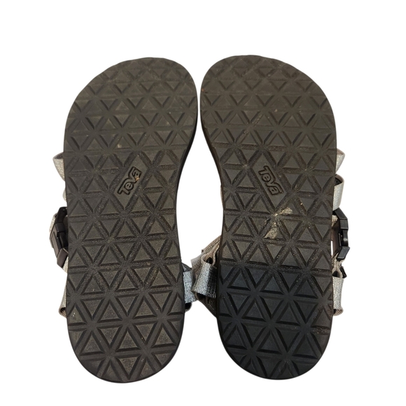 EUC SILVER TEVA DORADO SANDALS SZ 10 - Picture 6 of 10